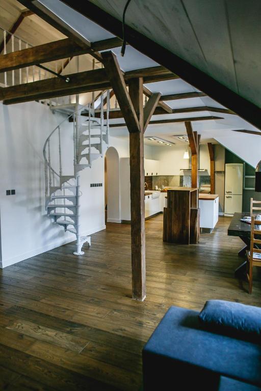 Kuchyňa alebo kuchynka v ubytovaní Bednarska 18 - Loft by Homeprime