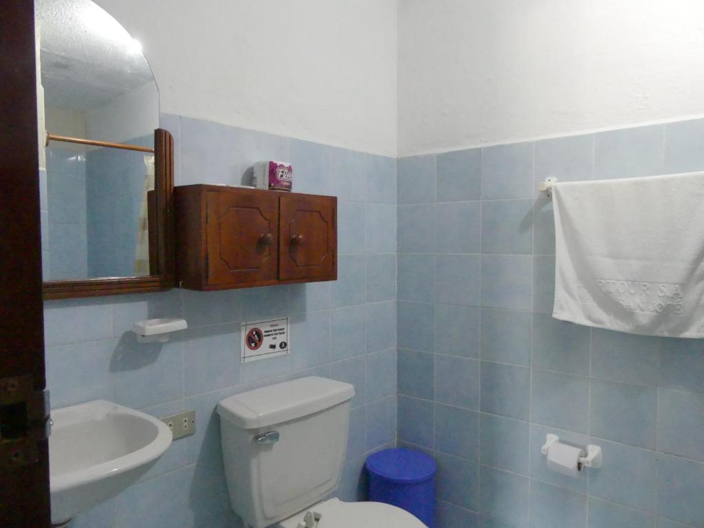 Koupelna v ubytování Hostal Estrella de Mar