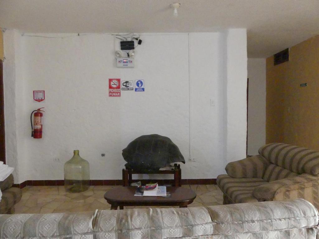 Posezení v ubytování Hostal Estrella de Mar