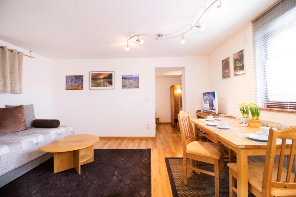 Posezení v ubytování Apartments am Tor