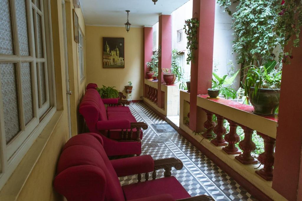 Posezení v ubytování Hospedaje Zaragoza