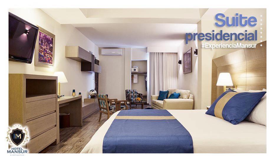 Postel nebo postele na pokoji v ubytování Hotel Mansur Business & Leisure