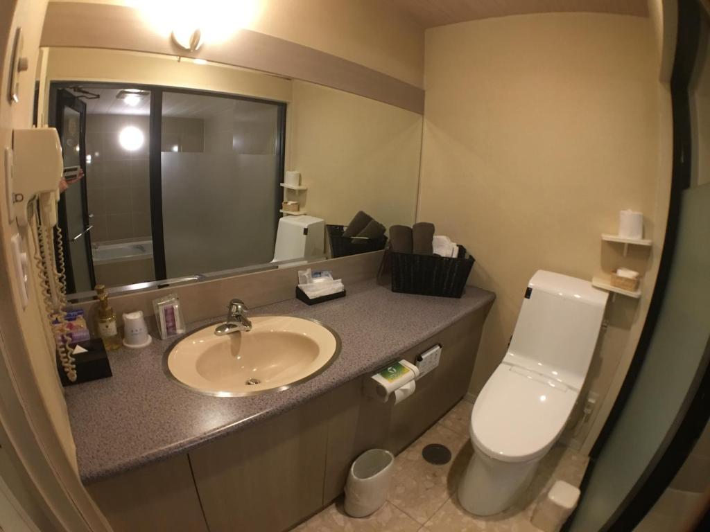 Koupelna v ubytování Hotel Orchid (Adult only)