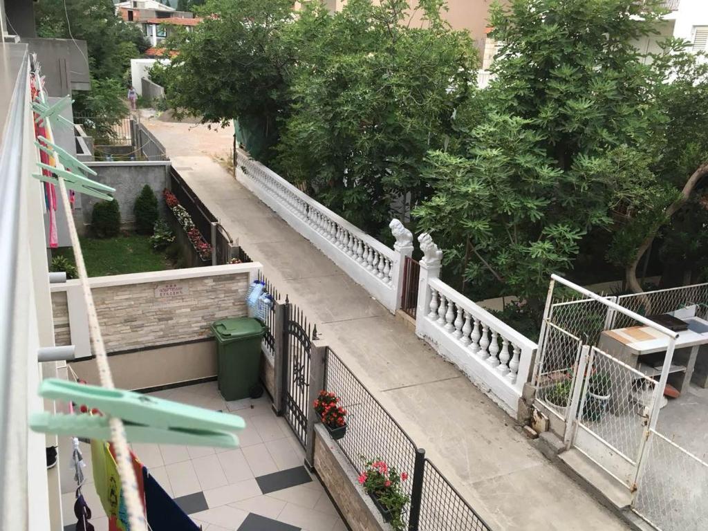 Balkón nebo terasa v ubytování Apartmani Vuković