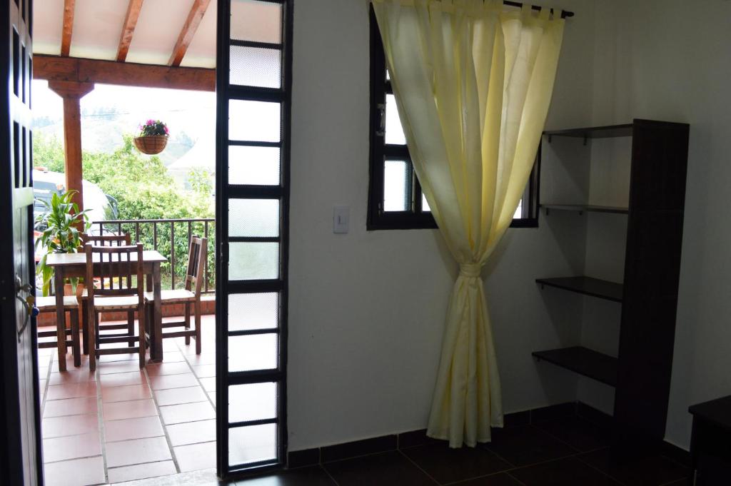 Balkón nebo terasa v ubytování Balcones de la Casona