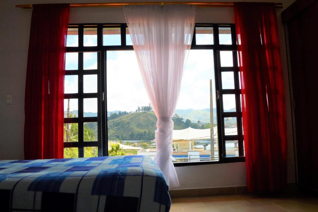 Postel nebo postele na pokoji v ubytování Balcones de la Casona