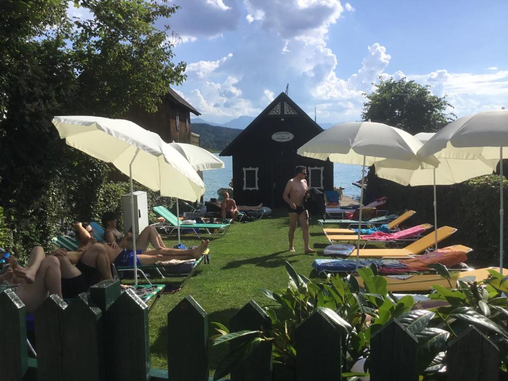 Zahrada ubytování Villa Auguste