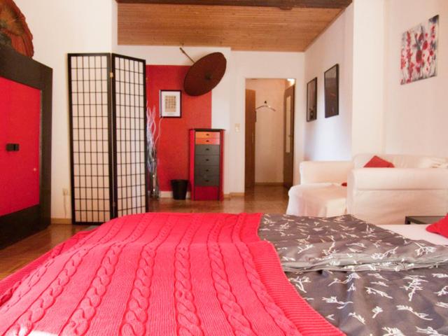 Postel nebo postele na pokoji v ubytování Hotel Feldmaus
