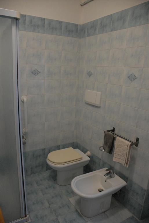 Koupelna v ubytování Fattoria Nonno Neno B&B
