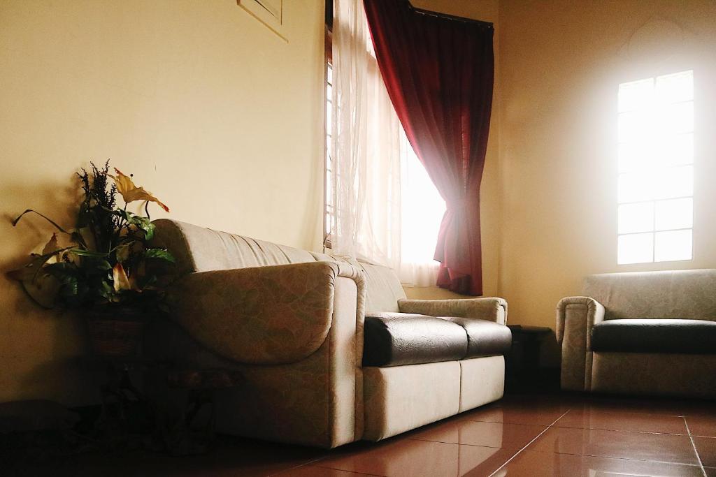 Posezení v ubytování Villa Nuansa Alam