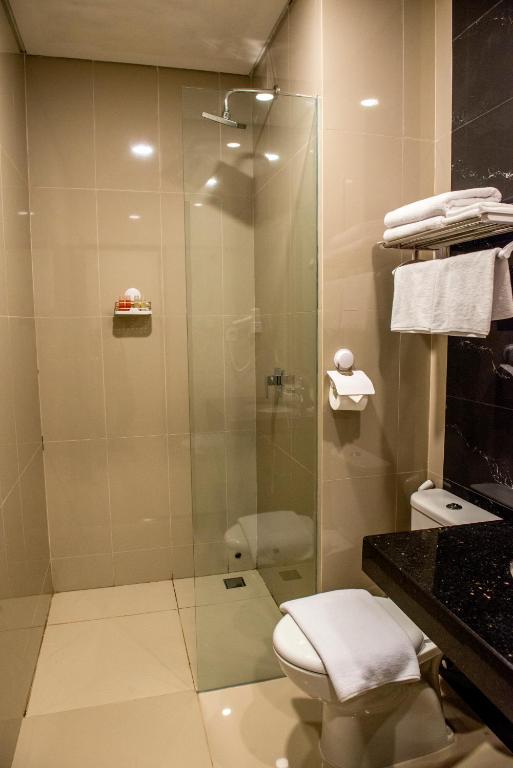 Koupelna v ubytování Grand Padis Hotel