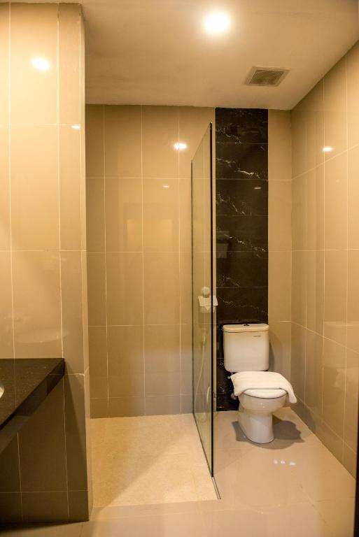 Koupelna v ubytování Grand Padis Hotel