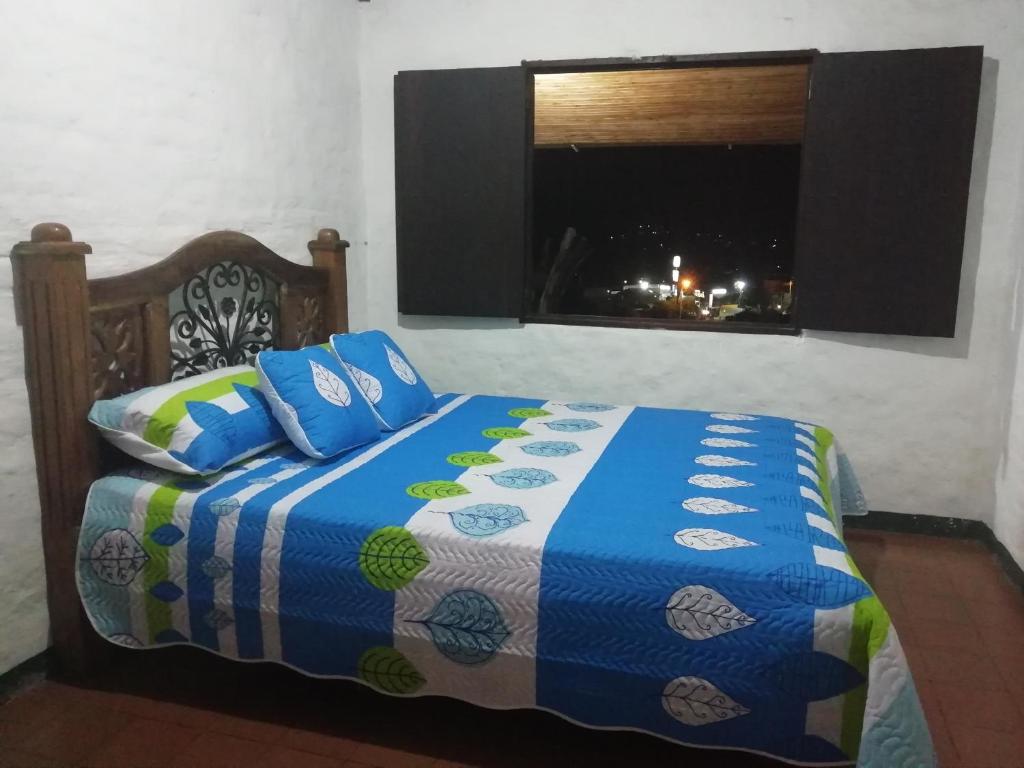 Cama o camas de una habitación en Finca Sanfelipe