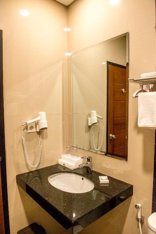 Koupelna v ubytování Grand Padis Hotel