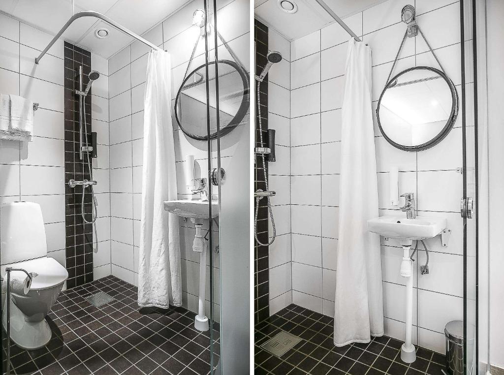 Koupelna v ubytování Best Western Hotel Savoy