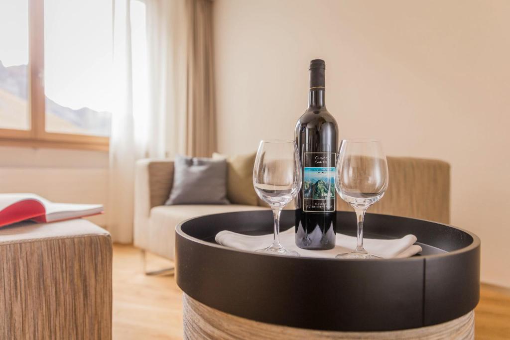Nápoje v ubytování Säntis - das Hotel