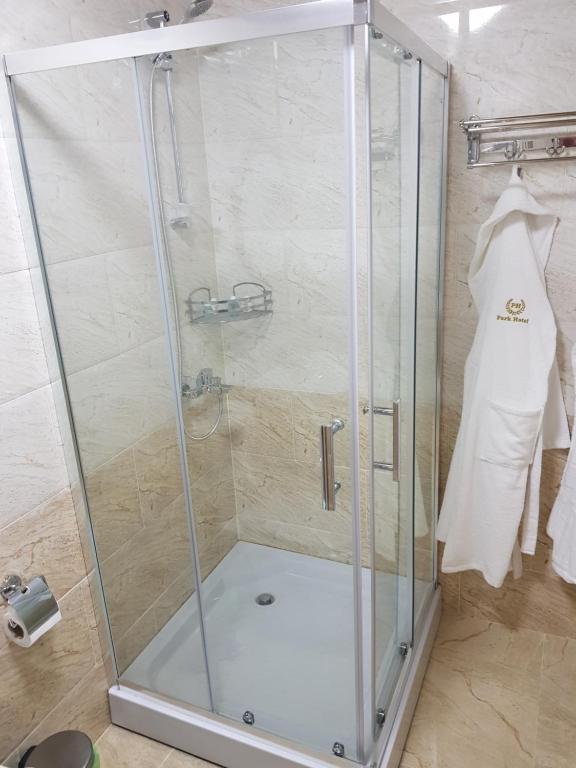Koupelna v ubytování Park Hotel Kutaisi