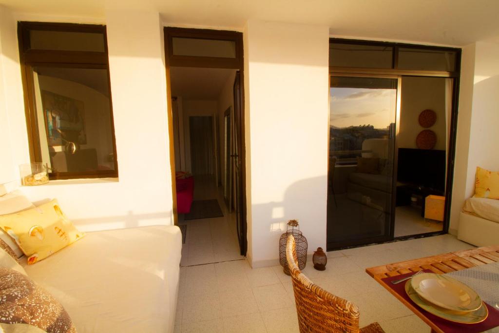 Posezení v ubytování MEDANO4YOU Red Square Dream Holiday Home