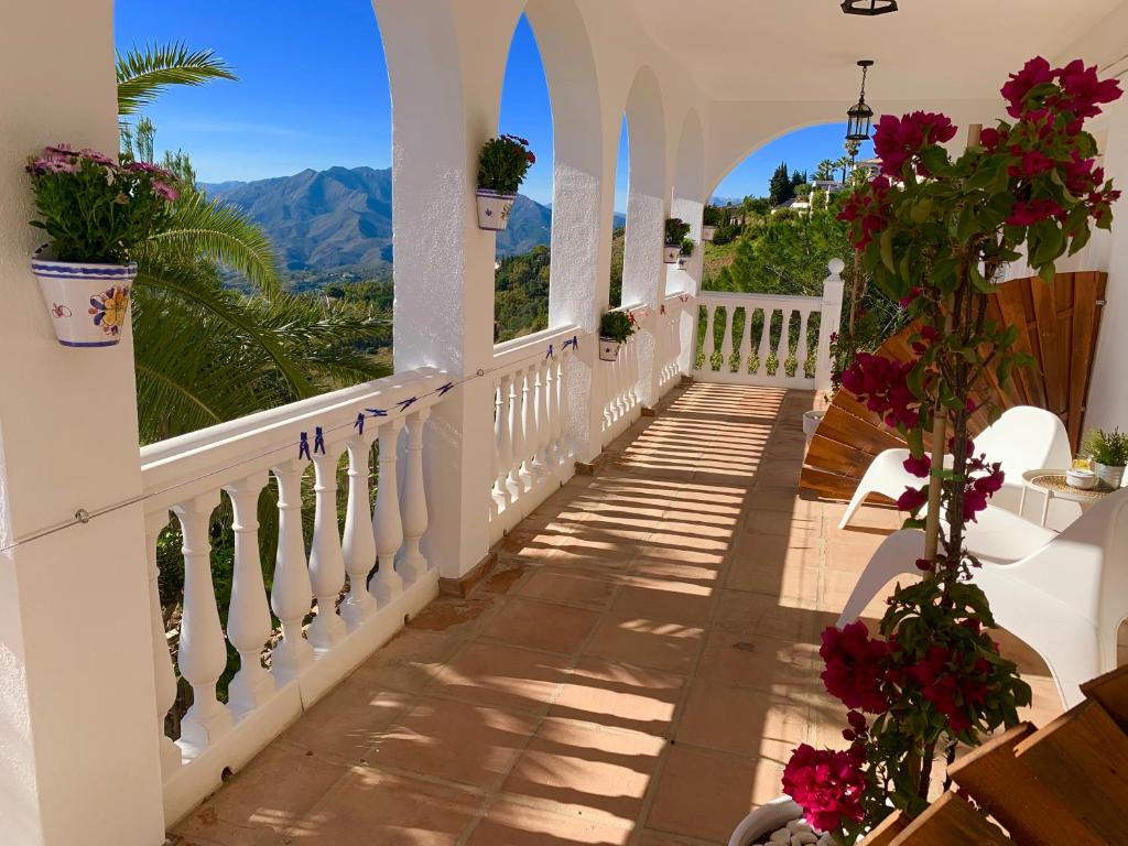 Nespecifikovaný výhled na hory nebo výhled na hory při pohledu z bed and breakfast