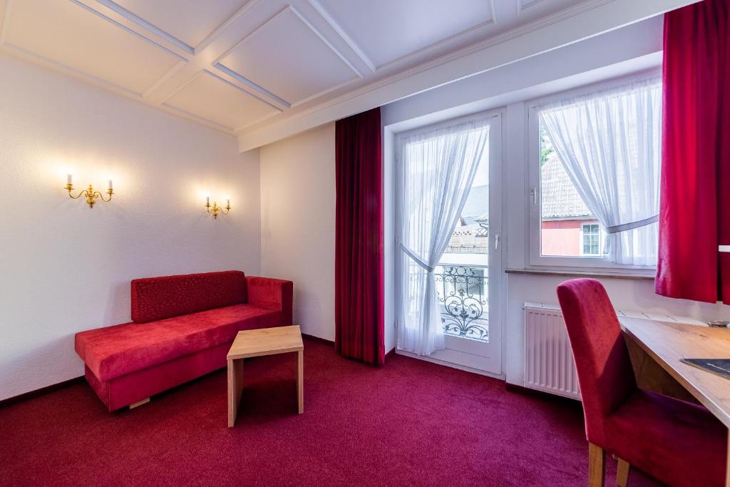 Area soggiorno di Hotel Krone