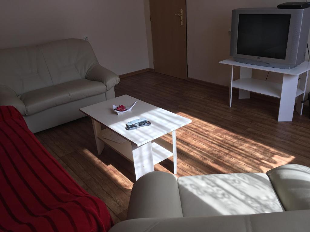 TV a/nebo společenská místnost v ubytování Pension Palla