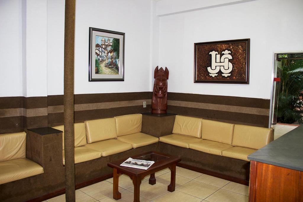 Posezení v ubytování Hotel Js