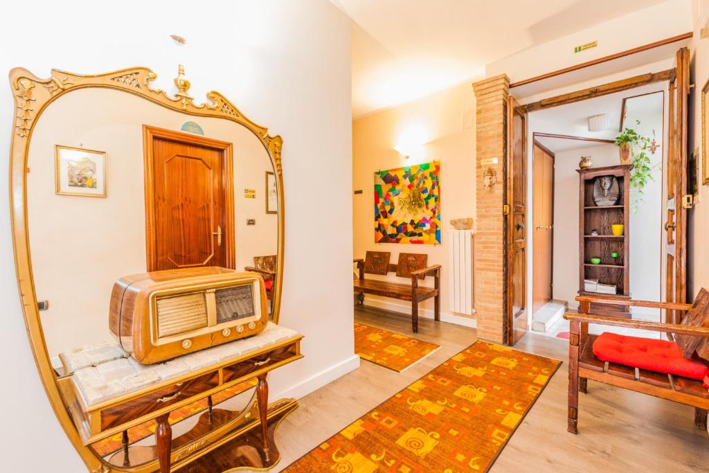 Posezení v ubytování Albergo Della Corte