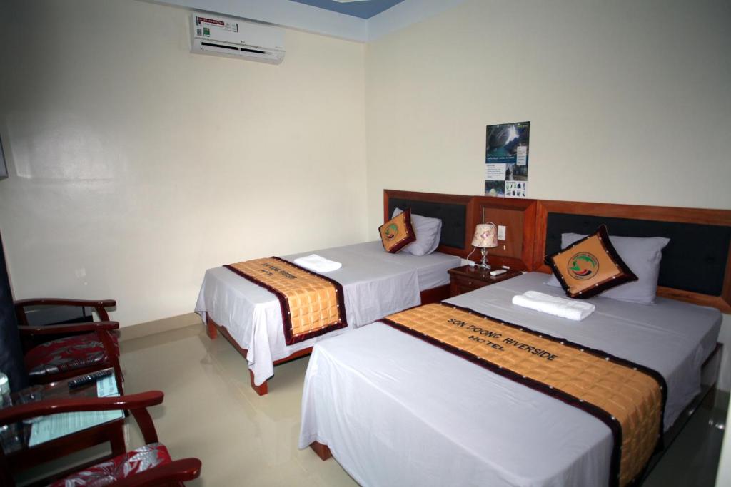 Son Doong Riverside - Twin Room With Bathroom