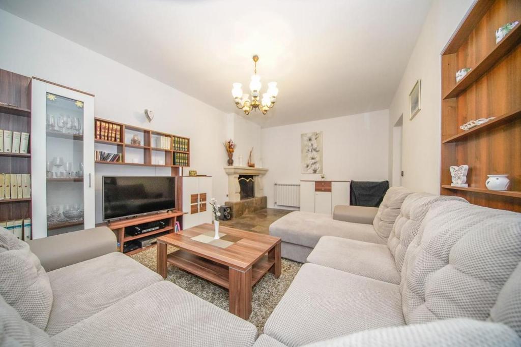 Posezení v ubytování Apartman Mate