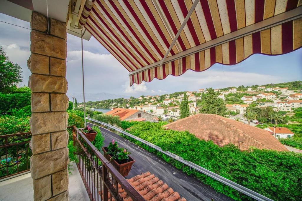 Balkón nebo terasa v ubytování Apartman Mate