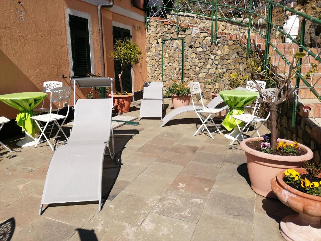 Patio nebo venkovní prostory v ubytování La Serra Sul Mare