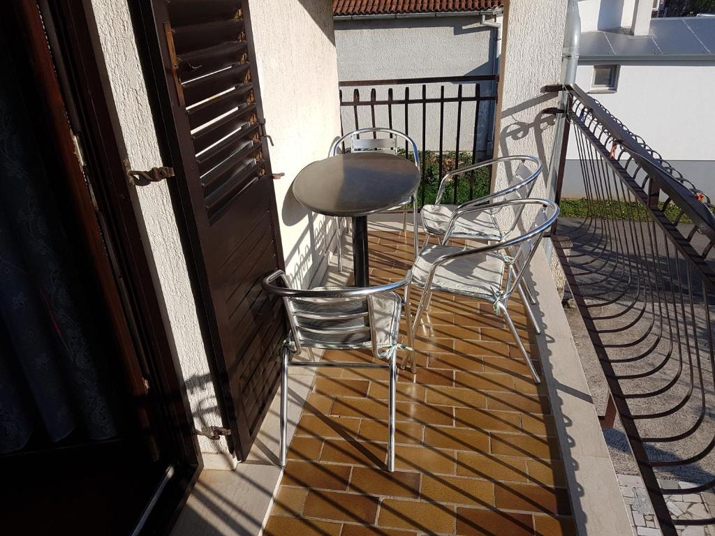 Balkón nebo terasa v ubytování Apartments Zova