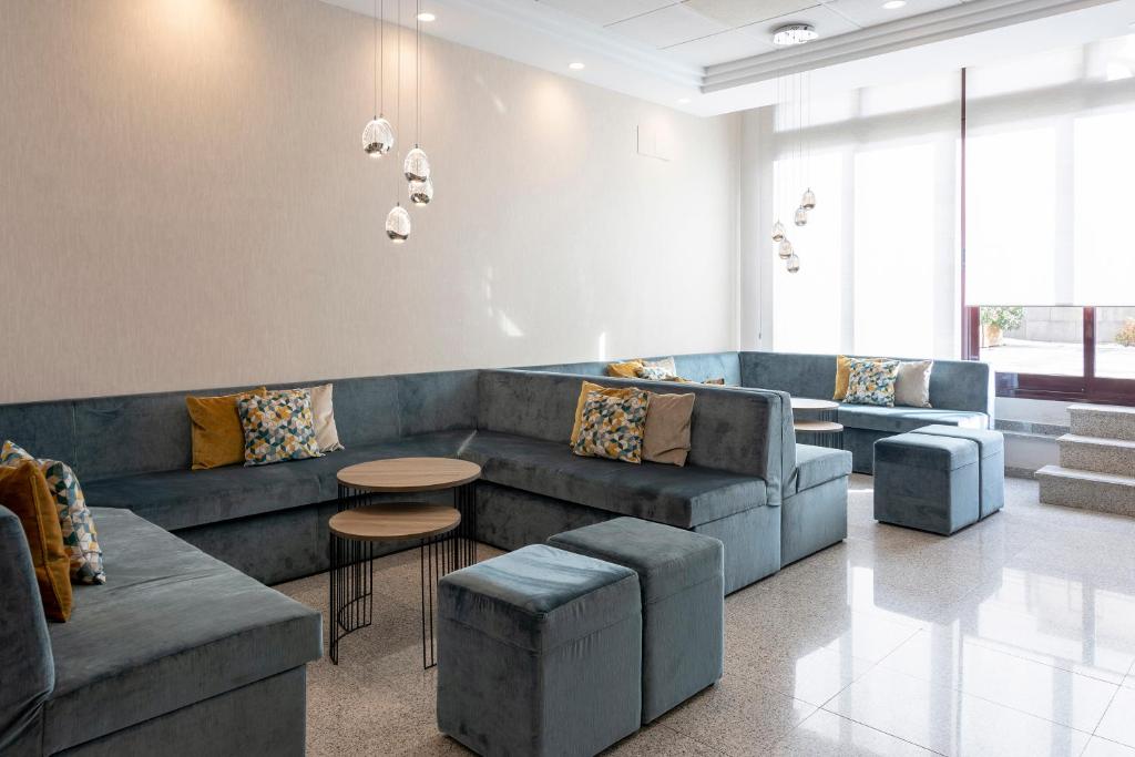 Zona de estar de Hotel & Spa Real Jaca