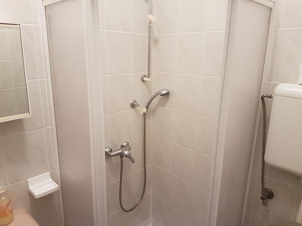 Koupelna v ubytování Apartments Zova