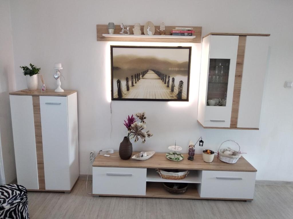 Kuchyňa alebo kuchynka v ubytovaní Domek Mazury Harsz