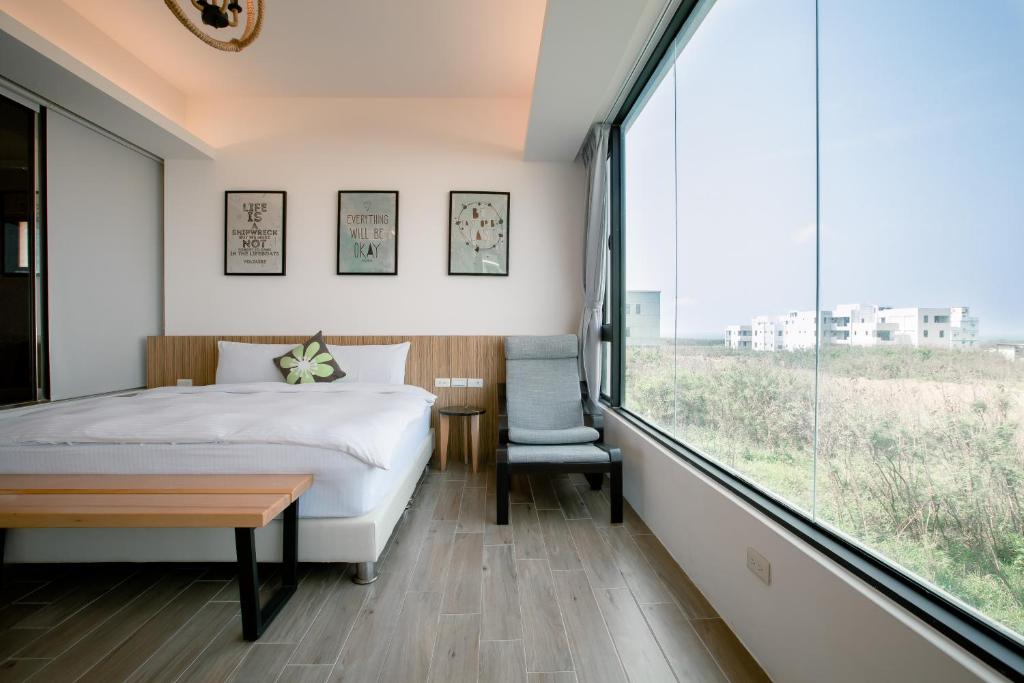 Postel nebo postele na pokoji v ubytování Love Tour