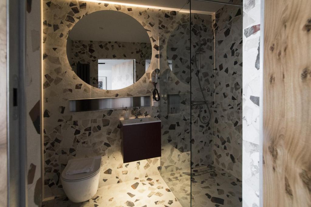 Kúpeľňa v ubytovaní Apartament Strefa Kultury