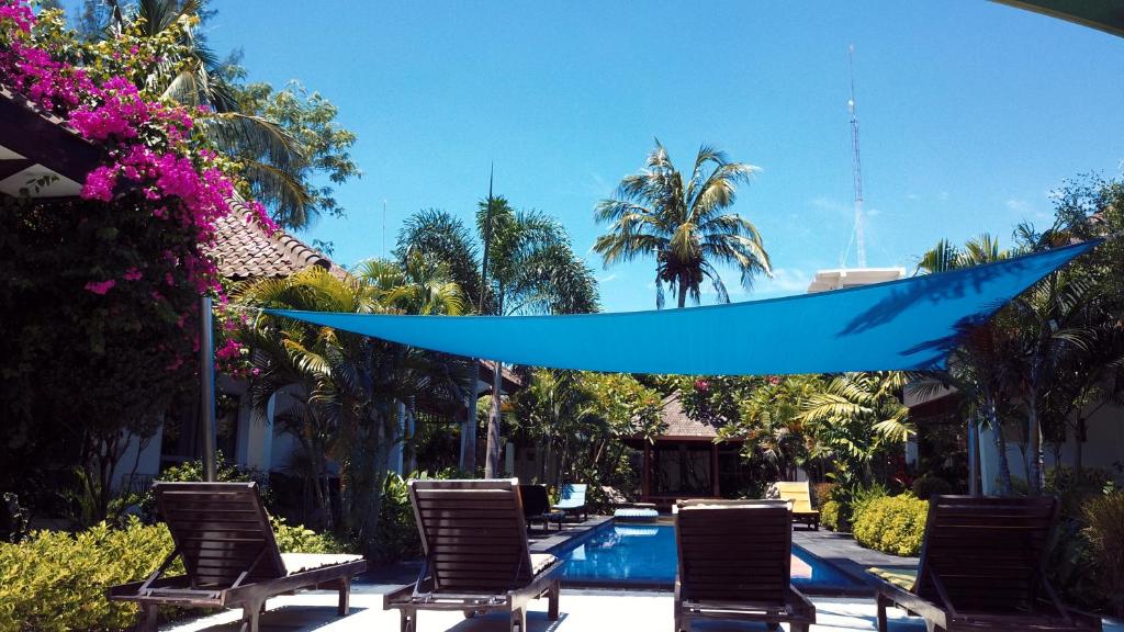Zahrada ubytování Gili Palms Resort