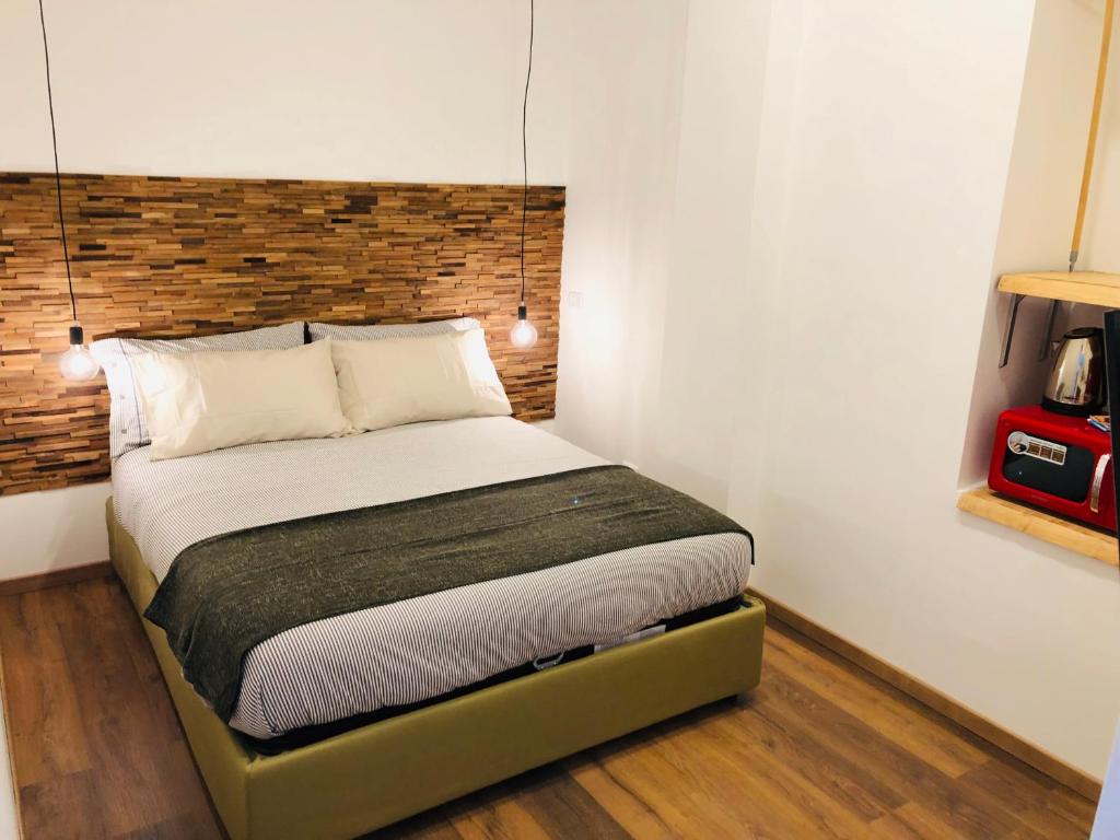 Krevet ili kreveti u jedinici u objektu Villa Olga dependance Luxury low cost