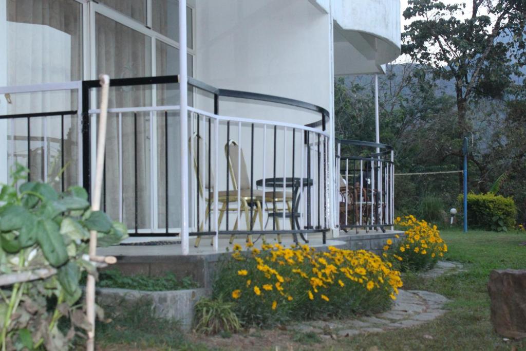 Zahrada ubytování The Cliff Resort, Munnar