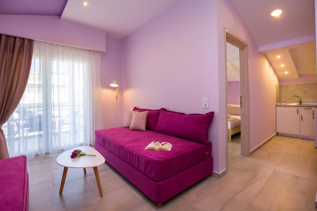 Postel nebo postele na pokoji v ubytování GiRene Apartments