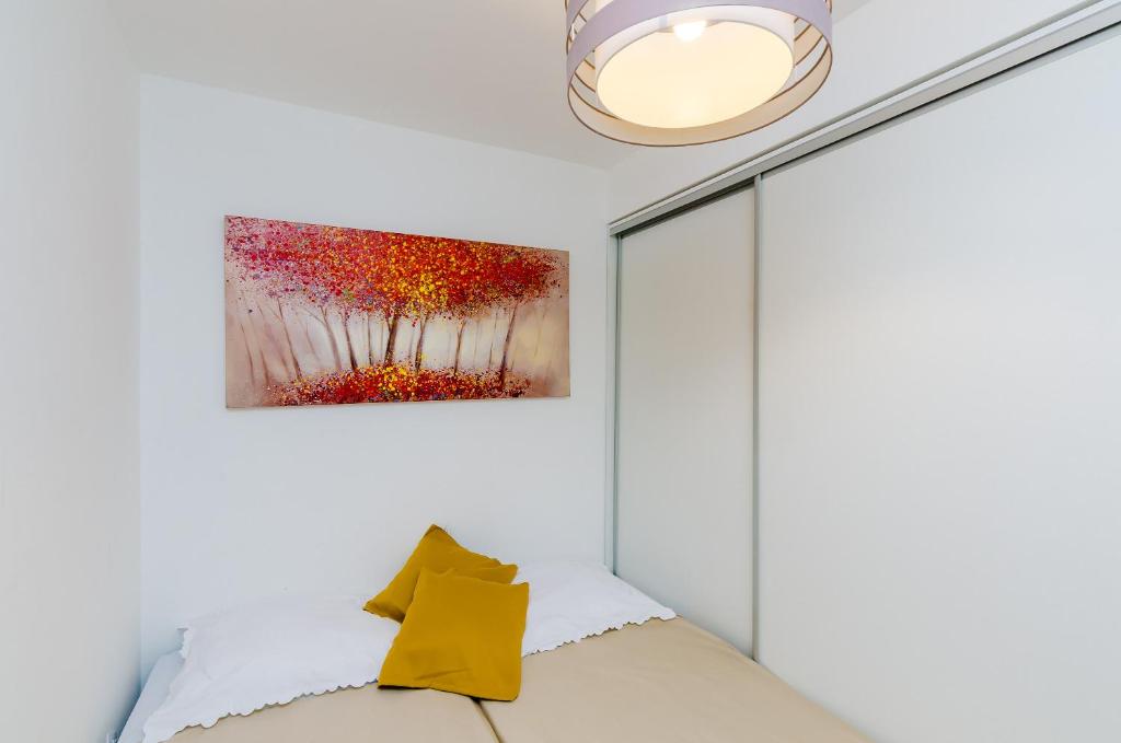 Posteľ alebo postele v izbe v ubytovaní Superior apartment Nike