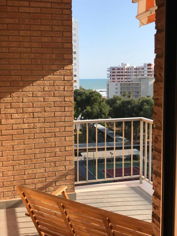 Balkón nebo terasa v ubytování SI Apartamentos Benicassim