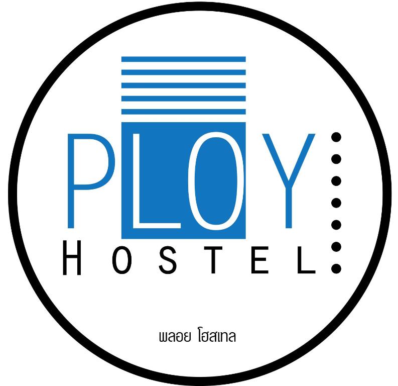 a logo for the play hossey team at PLOY Hostel in Bangkok