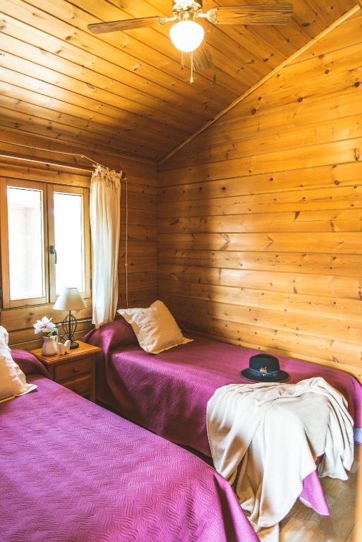 Cama o camas de una habitación en Camping Fort Bravo