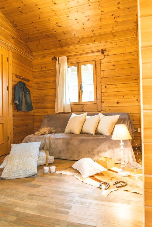 Cama o camas de una habitación en Camping Fort Bravo