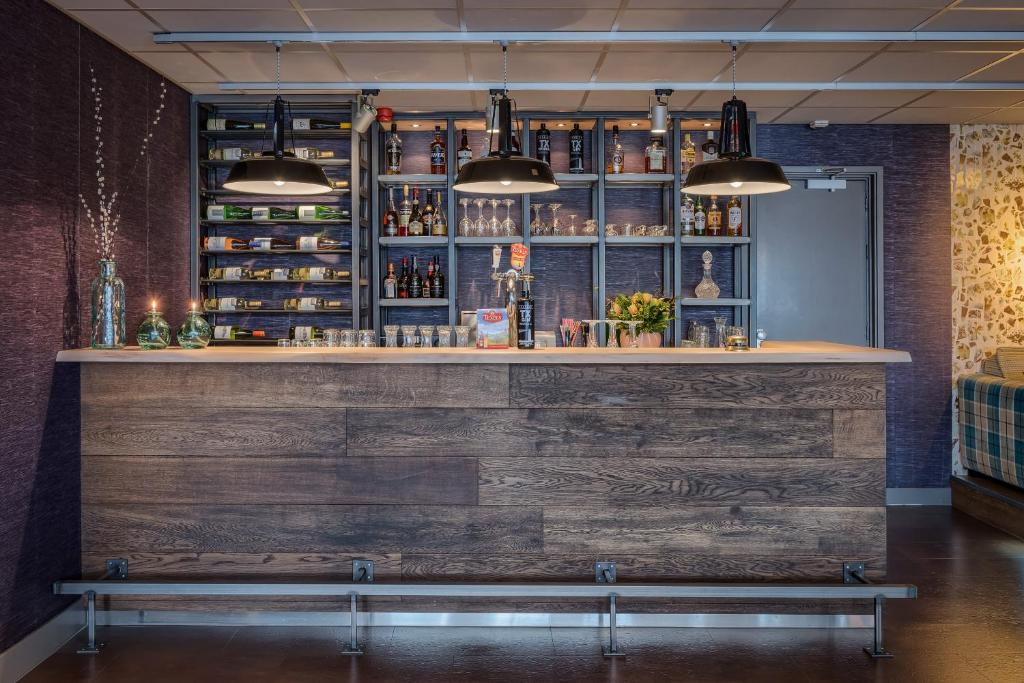 Lounge nebo bar v ubytování Hotel Op Diek