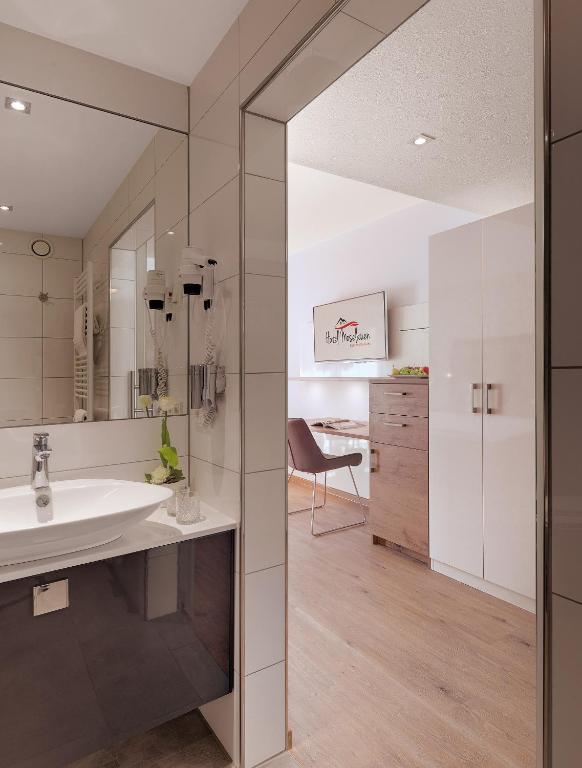 Koupelna v ubytování Hotel Moselauen