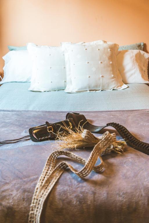 Cama o camas de una habitación en Camping Fort Bravo