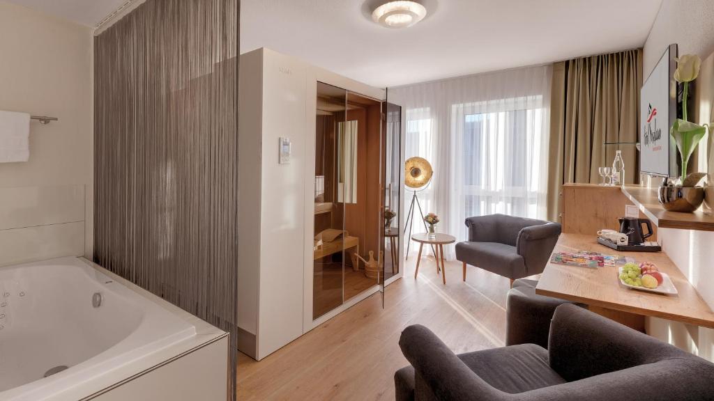 Posezení v ubytování Hotel Moselauen